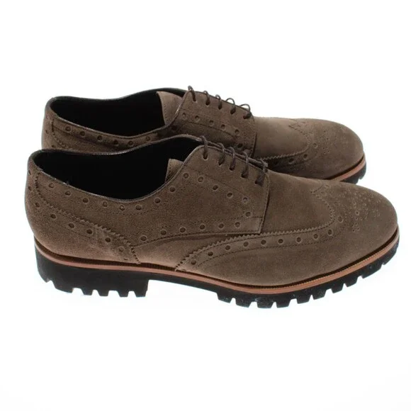 Di Bianco NWB Montagnana Suede Derby Dress Shoes Size 43 (US  display picture 2